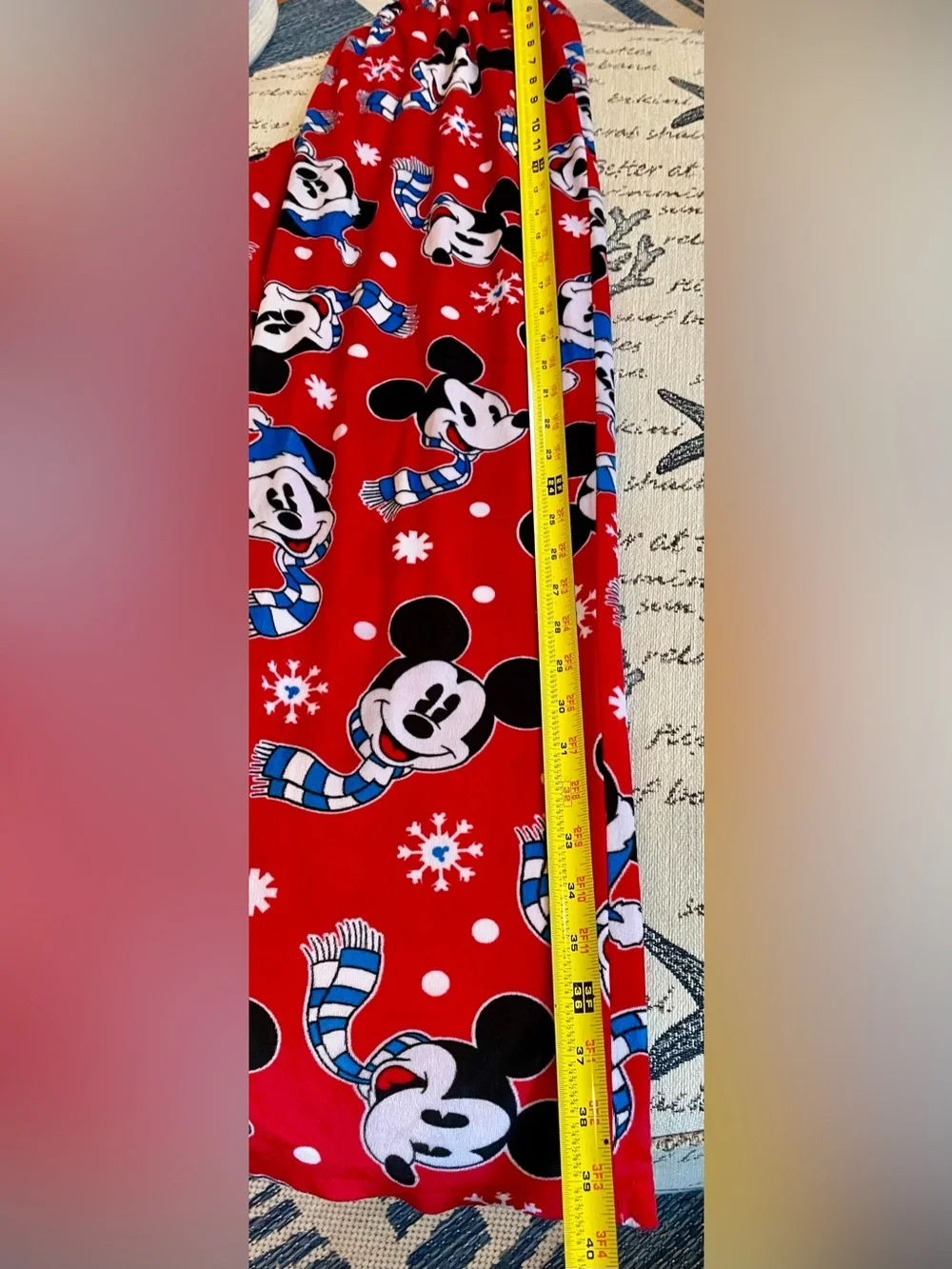 Disney Mickey Mouse Christmas Pajama Pants – Women’s Medium - Picture 7 of 9
